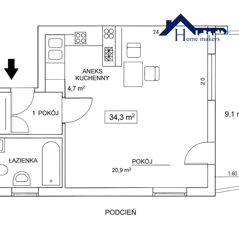 2-pokojowe po gen. remoncie/ Białołęka/Galeria Pół-3