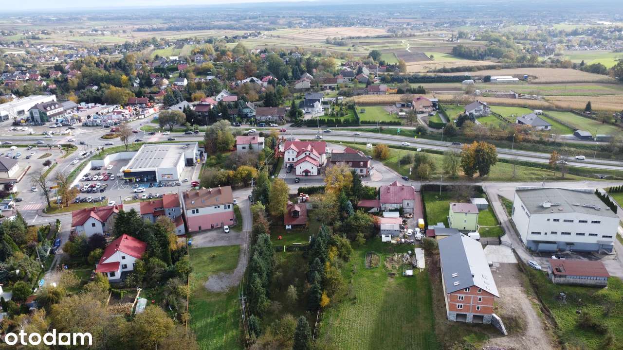 4 DZIAŁKI BUDOWLANE + BUDYNEK USŁUGOWY - HALA-6