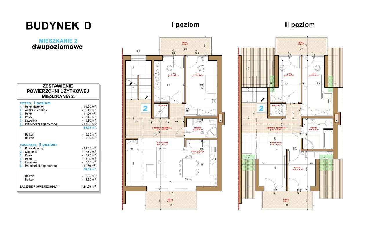 Konfederatów Barskich | budynek D | mieszkanie 2 - Pełny obrazek: 2/6