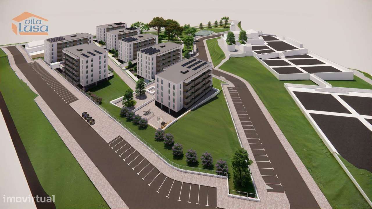 Apartamento T1 Novo varanda e lugar de garagem Vilar de Paraiso, Vi...-9