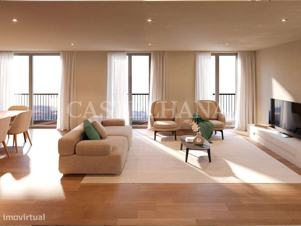Apartamento T3 com varanda em novo empreendimento situado em Benfica - Grande imagem: 2/55