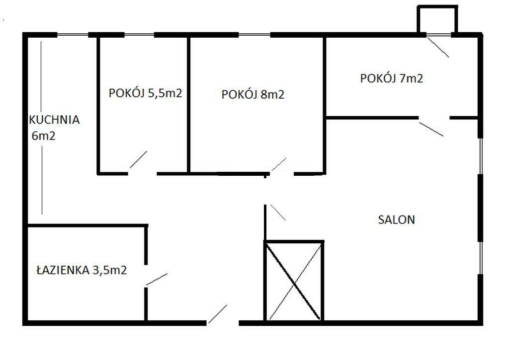 Mieszkanie, 56 m², Warszawa-9