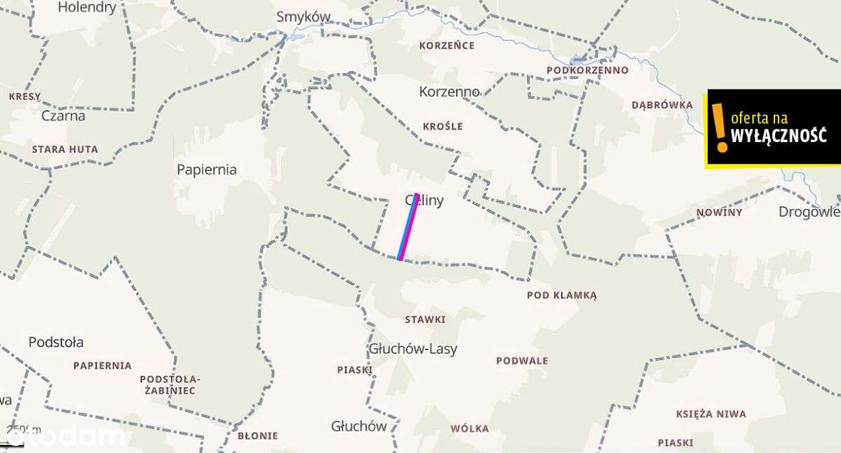 Działka z sielskim klimatem pod zabudowę Korzenno - Pełny obrazek: 4/5