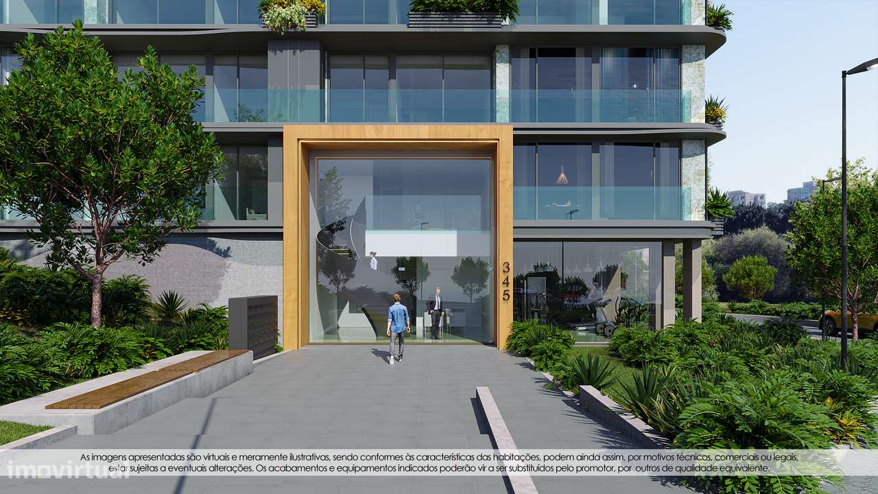 Apartamento T2 Novo com 2 casas de banho Sd/CO - Grande imagem: 4/7