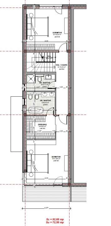 Duplex modern, premium, in zona Voronet, terasa panoramica-7