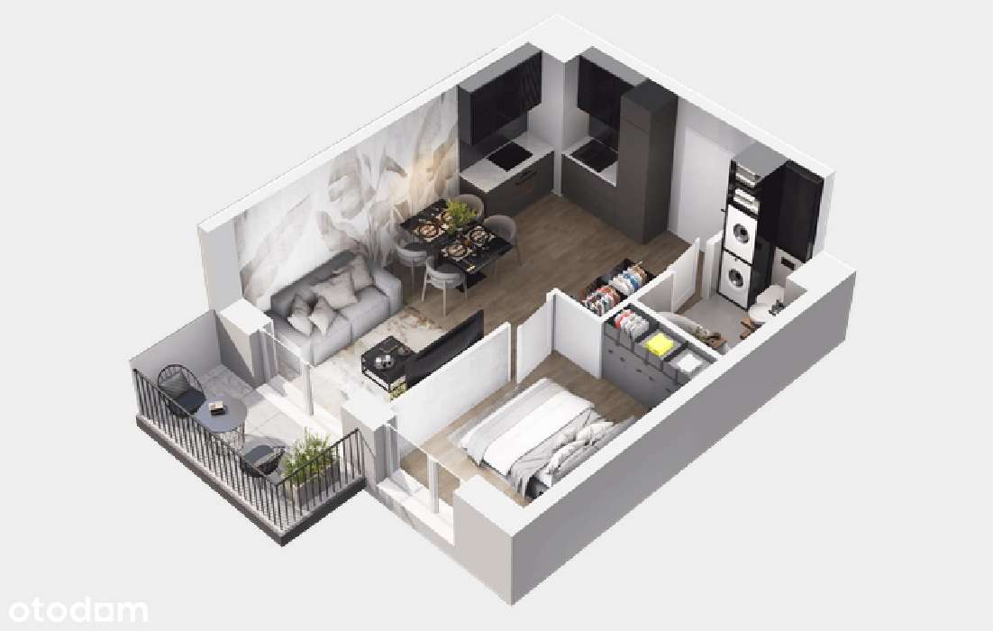 PROMOCYJNA CENA  2-pokojowe mieszkanie z balkonem-3