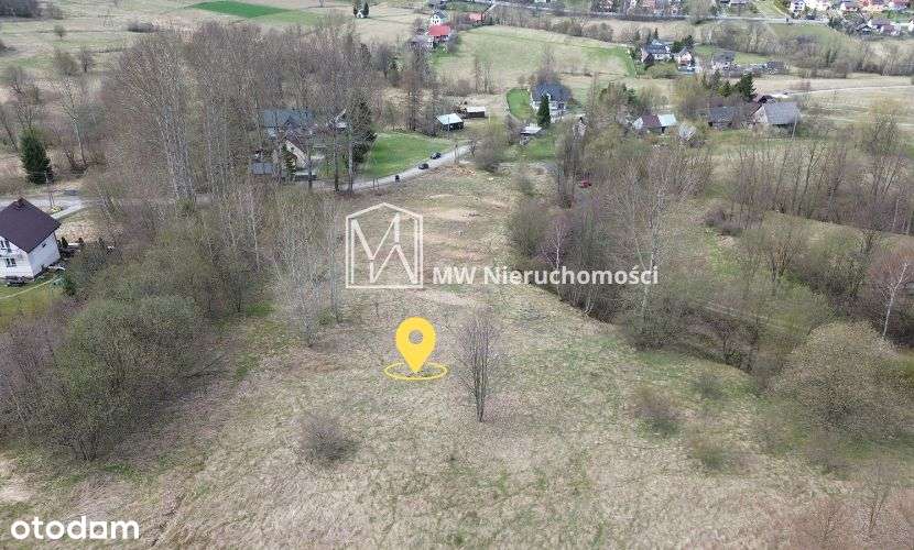 Widokowa działka budowlana Las, Beskid Mały-4