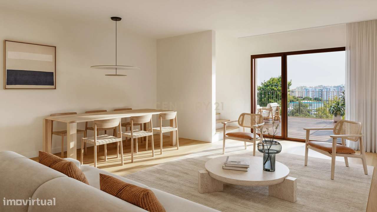 Apartamento T3 Duplex C/Terraço e Estacionamento - Empreendimento ALMA - Grande imagem: 2/18