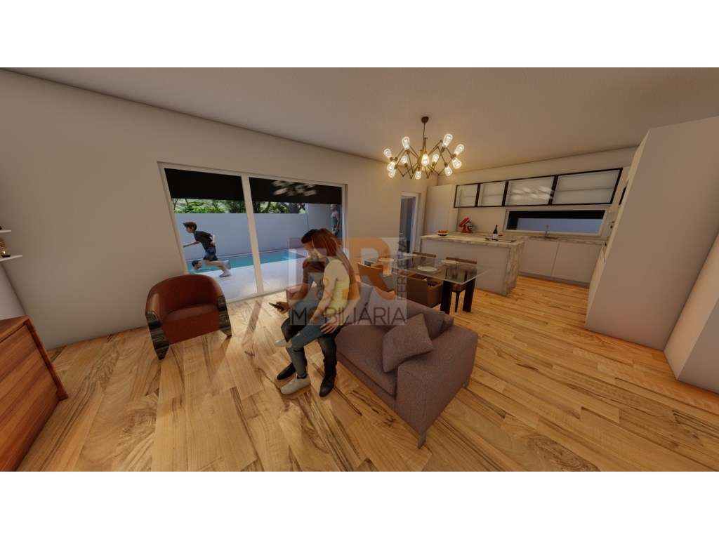 Moradia Isolada Térrea T3 com Piscina Fernão Ferro - Grande imagem: 5/13