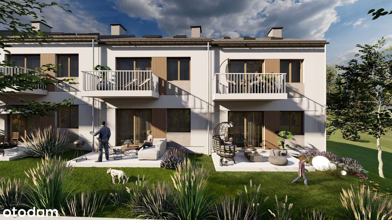 Mieszkanie w zabudowie szeregowej_ Ogród 80m !-5