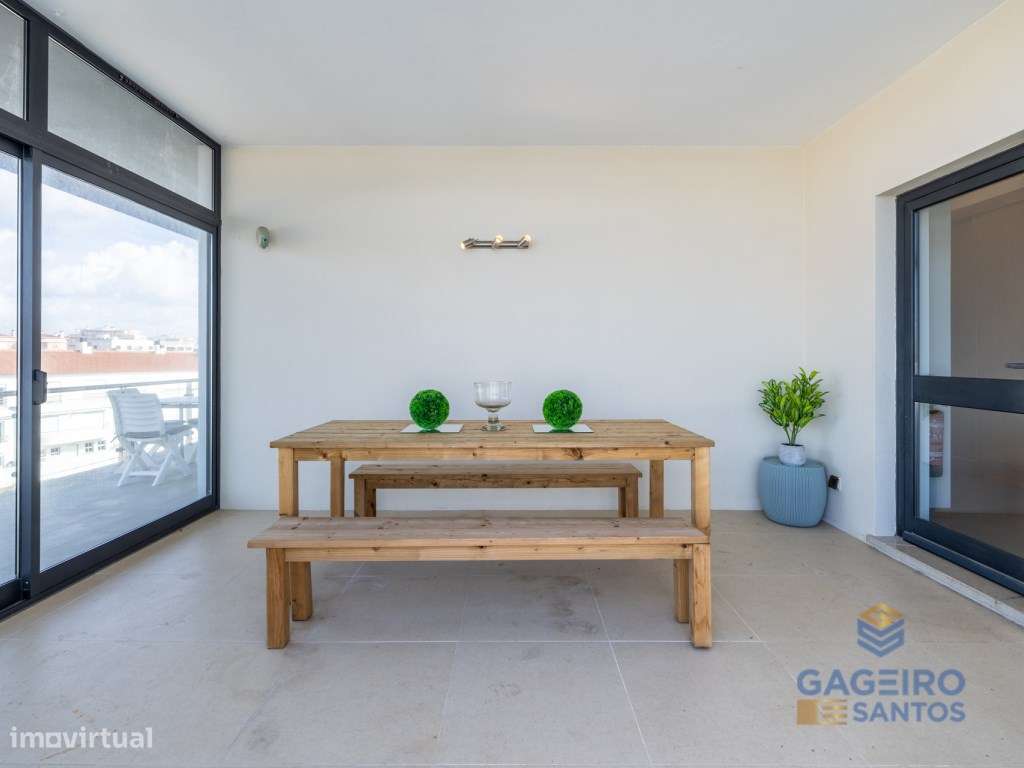 Espaçoso apartamento T3 com terraço privativo - São Martinho do Porto-31