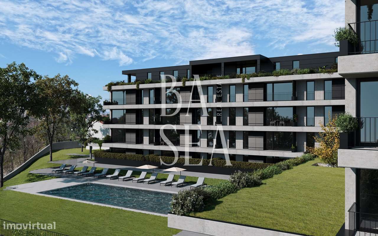 Apartamento T1 em condomínio com piscina em Ferreiros Braga.-1