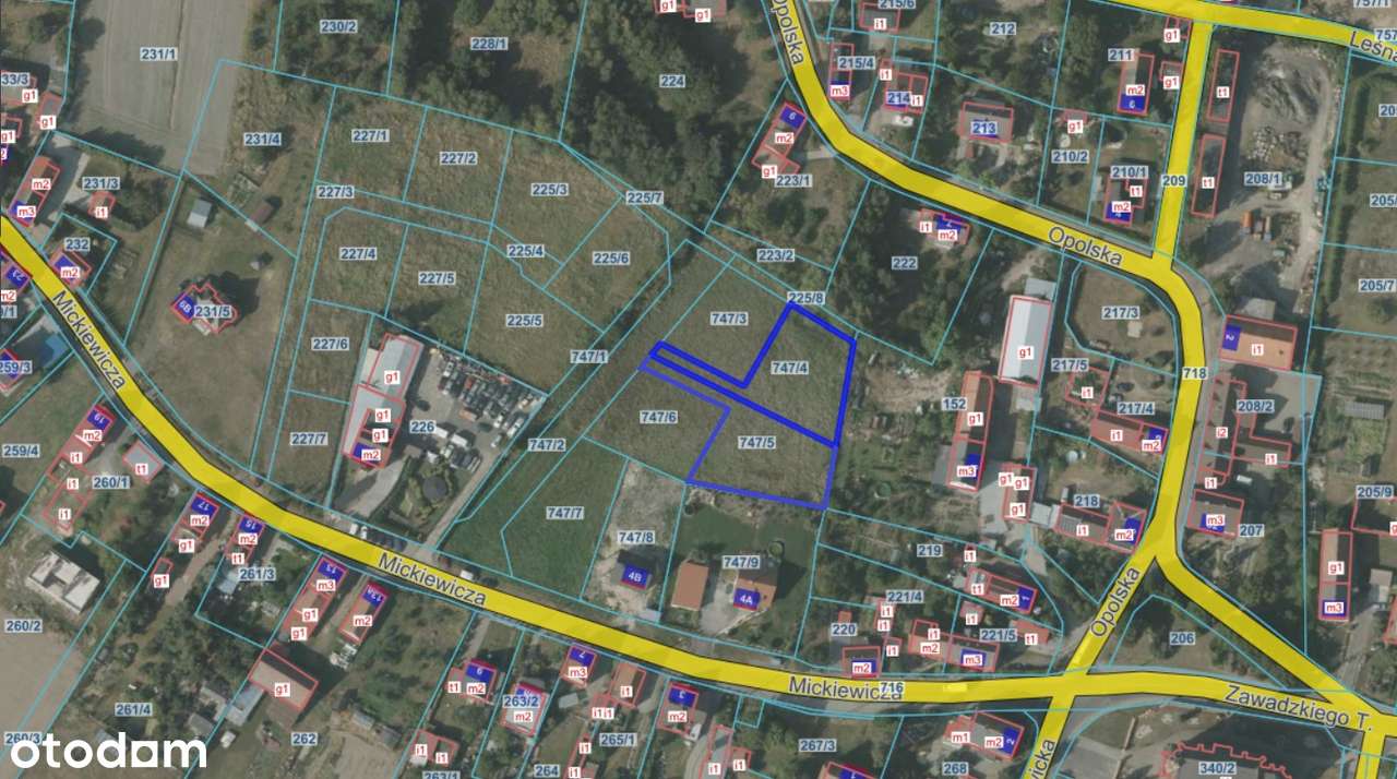 Do sprzedania dwie działki budowlane w Łambinowicach - Pełny obrazek: 5/6