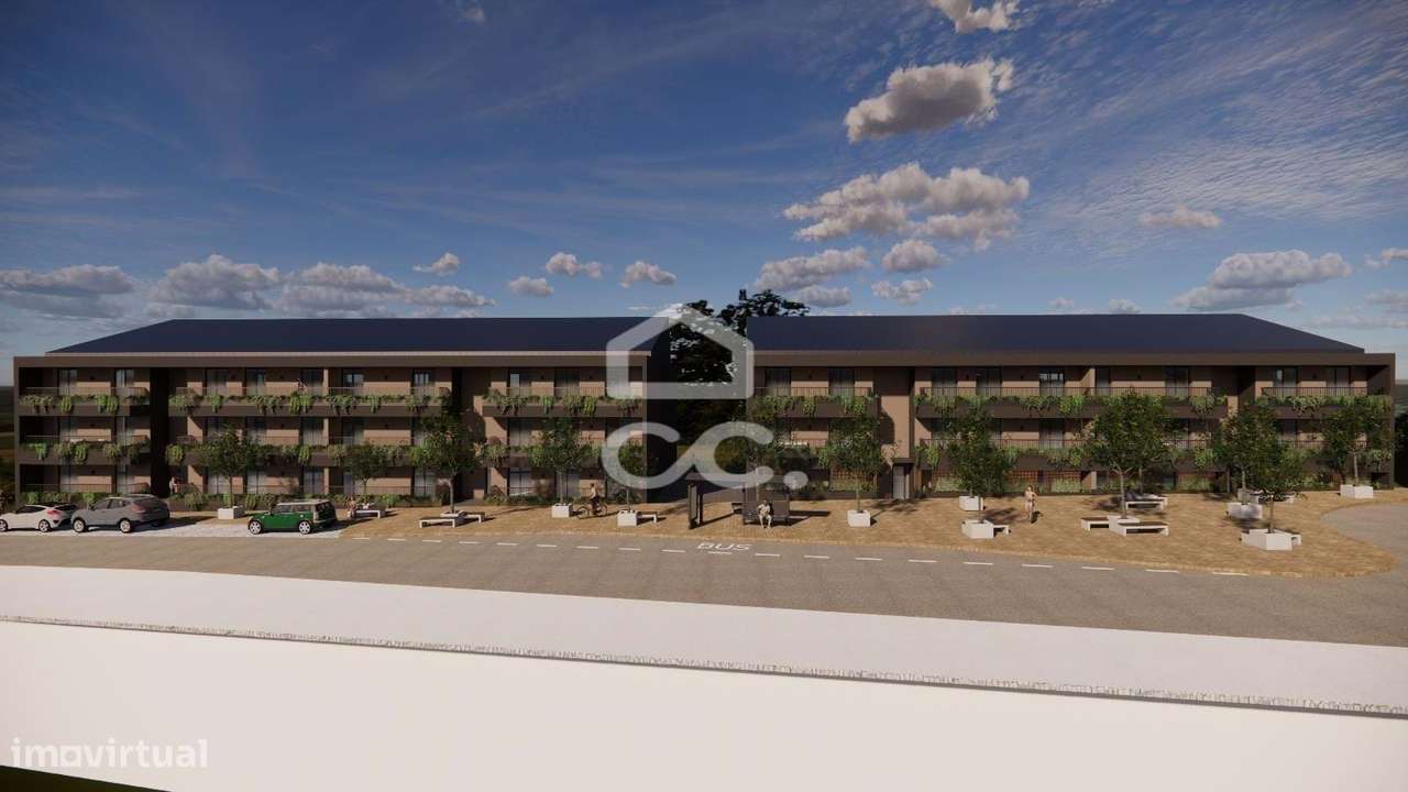 Apartamento moderno T2 em condomínio privado com piscina em Santa Clar-6
