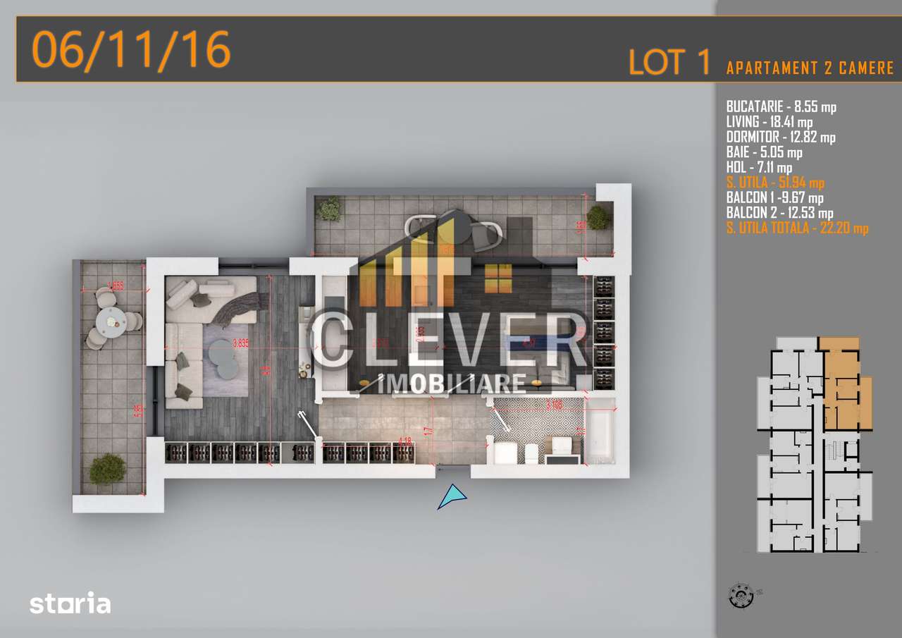 Apartament 2 Camere decomandat Pallady - Metrou Teclu, Comision 0%