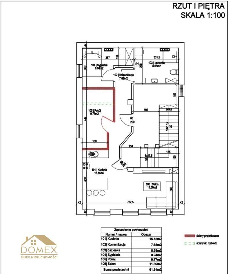 Dwa mieszkania w kamienicy | Serce Pszczyny-2