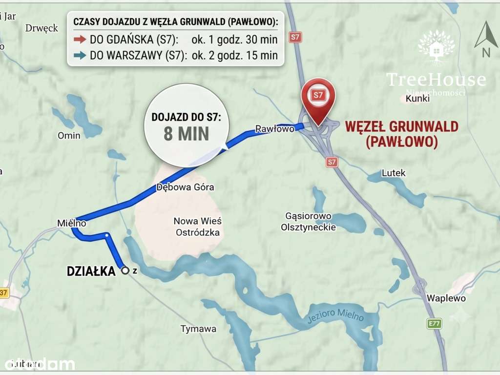 Mazury gotowy projekt las jezioro siedlisko-4