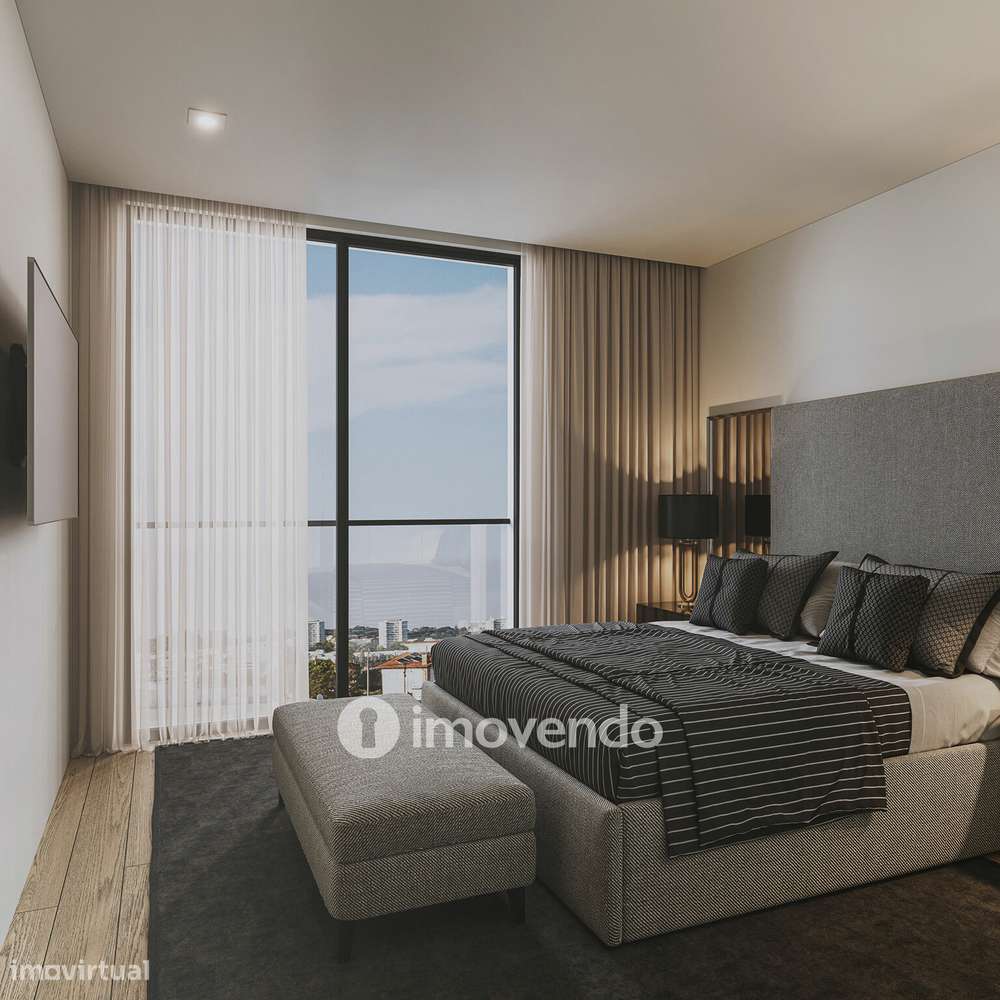 Apartamento T2 novo, com vista Rio, no Empreendimento D'Ouro Mar-8