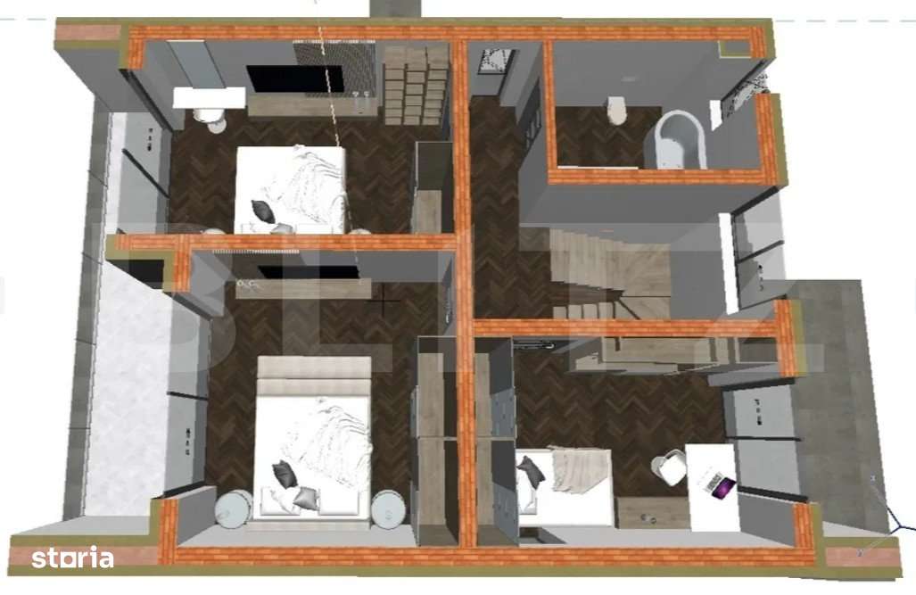 Vila individuala semifinisata, 120 mp, in Turda Noua - Imagine principală: 4/8