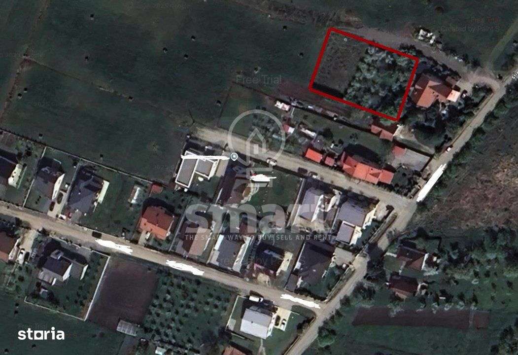 Teren plan autorizat casa individuala Borhanci 1122 mp - Imagine principală: 2/6