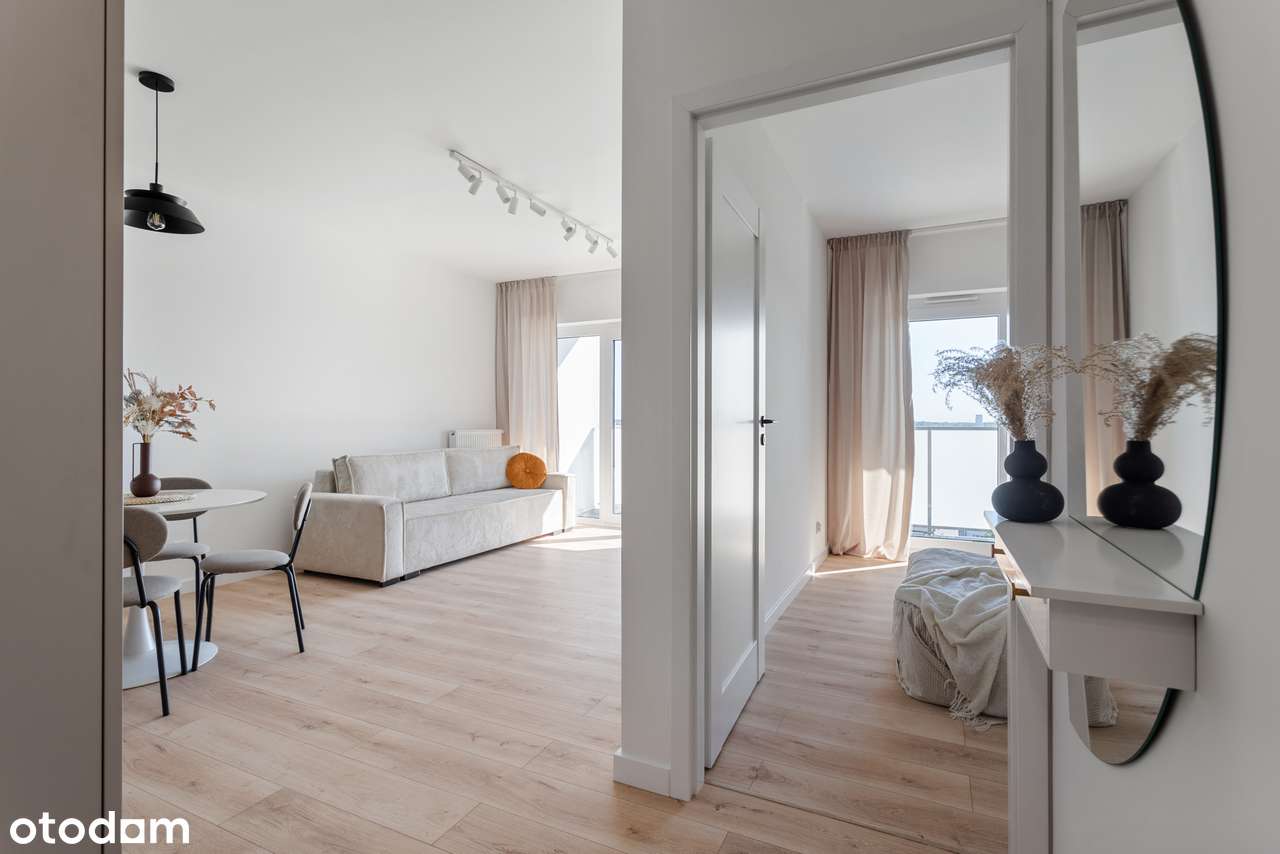 Jasne , stylowe 2 pokoje,wysoki standard,loggia 10m2,winda,rowerownia-10