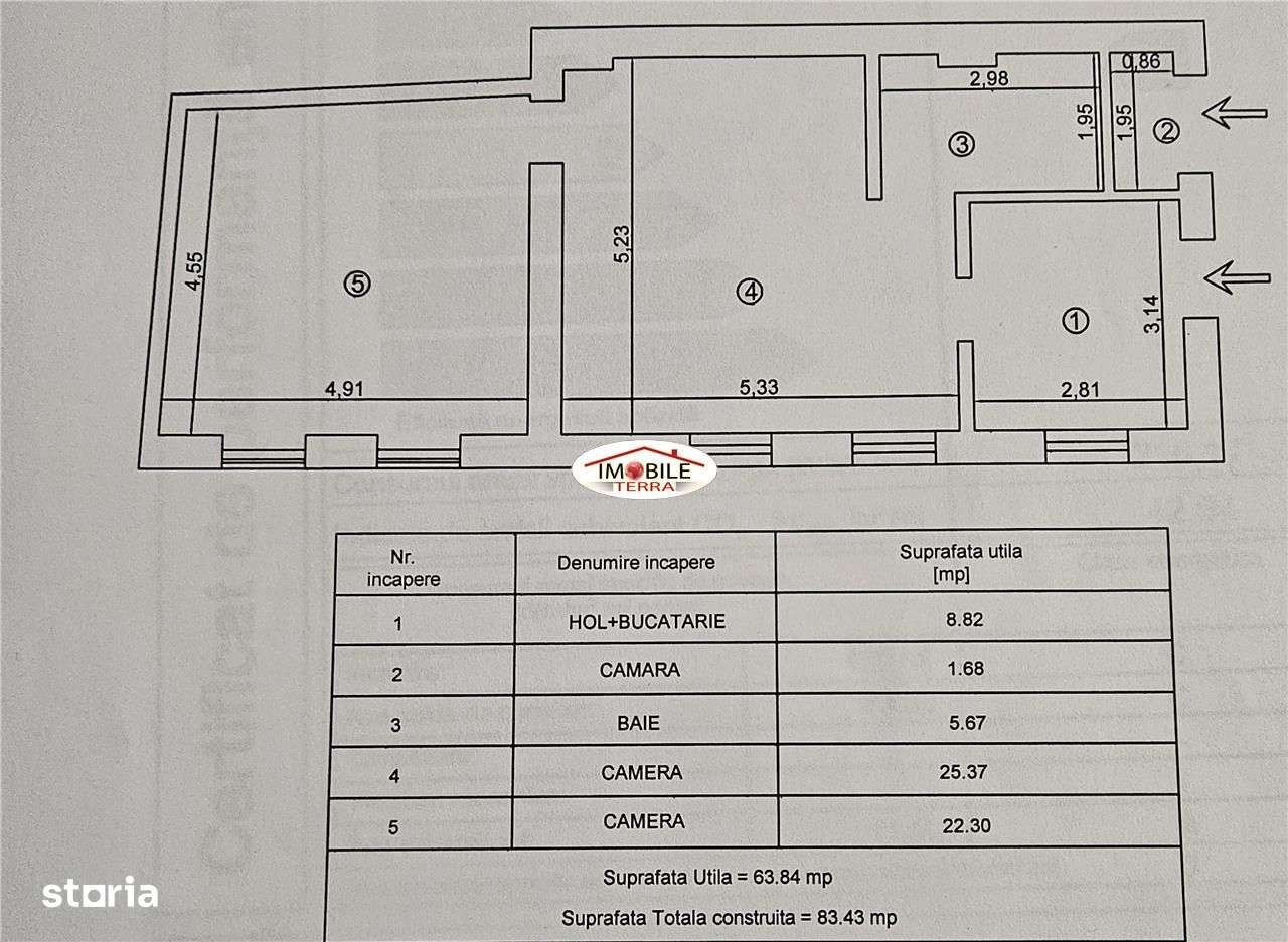 Apartament mobilat la etajul 1 in orasul de jos strada 9 Mai - Sibiu-7