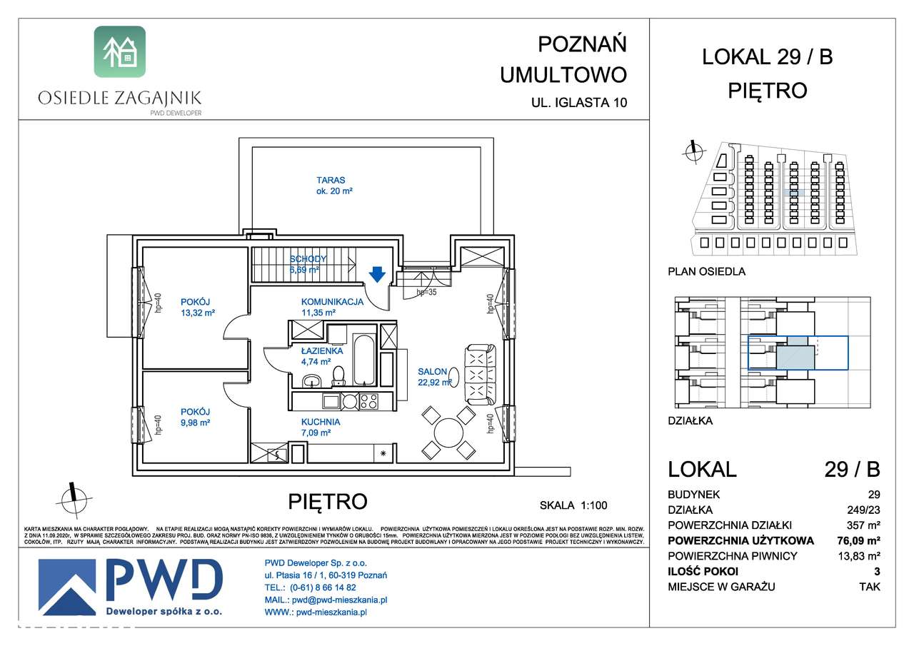 Osiedle Zagajnik | mieszkanie 3-pok. | 29/B - Pełny obrazek: 2/8