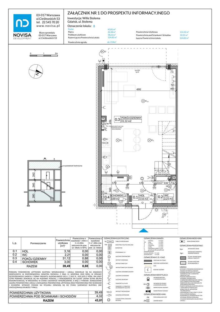5-pokojowy dom 124m2 + ogródek Bezpośrednio - Pełny obrazek: 2/7