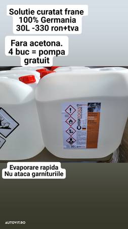 Spray curatat frane XXL-850ml.Curatitor discuri import Germania.Jet lung-Se consuma complet - 6