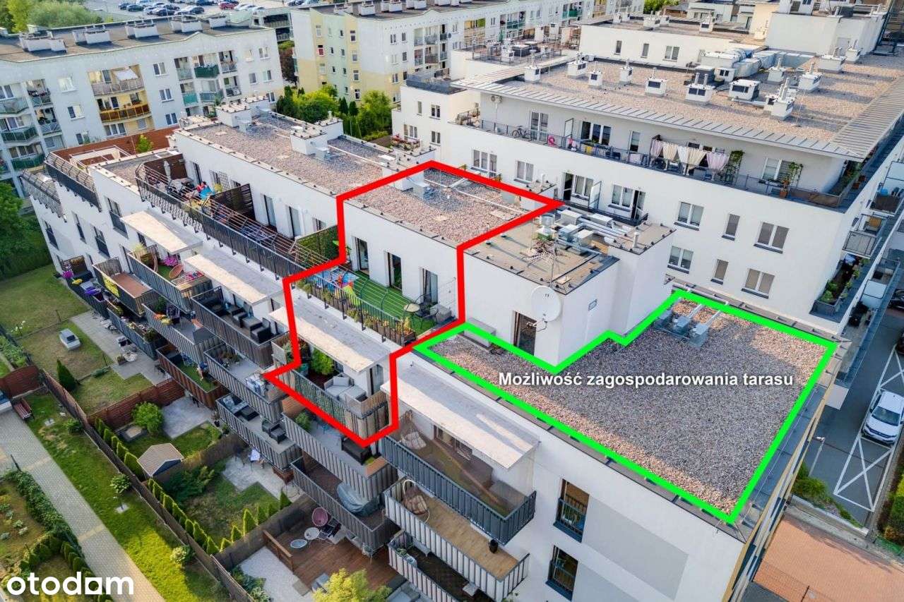 Nowoczesne 3‑pok. mieszkanie z tarasem na dachu!-17