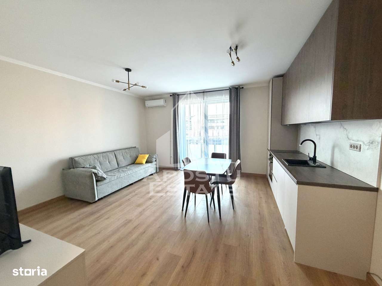 Apartament 1 camera, centrala proprie, loc de parcare, Giroc - Imagine principală: 2/6
