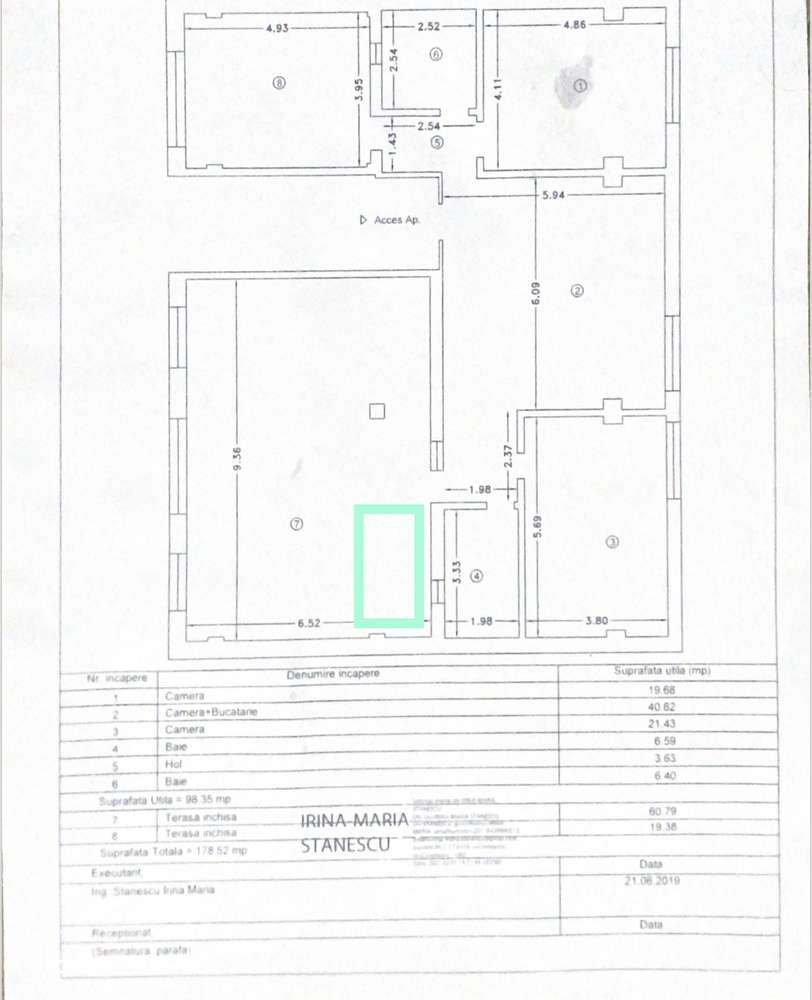 Apartament cu 5 camere-etaj intreg, 2 locuri parcare, 3 bai.-19