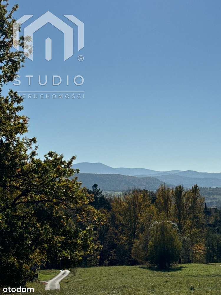 Widokowa działka w Łękawicy bez prowizji ! - Pełny obrazek: 4/20