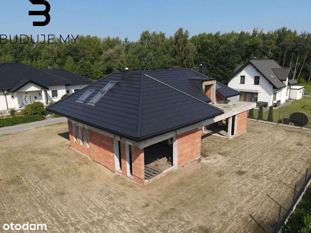 Wola - nowoczesny dom w surowym stanie-4