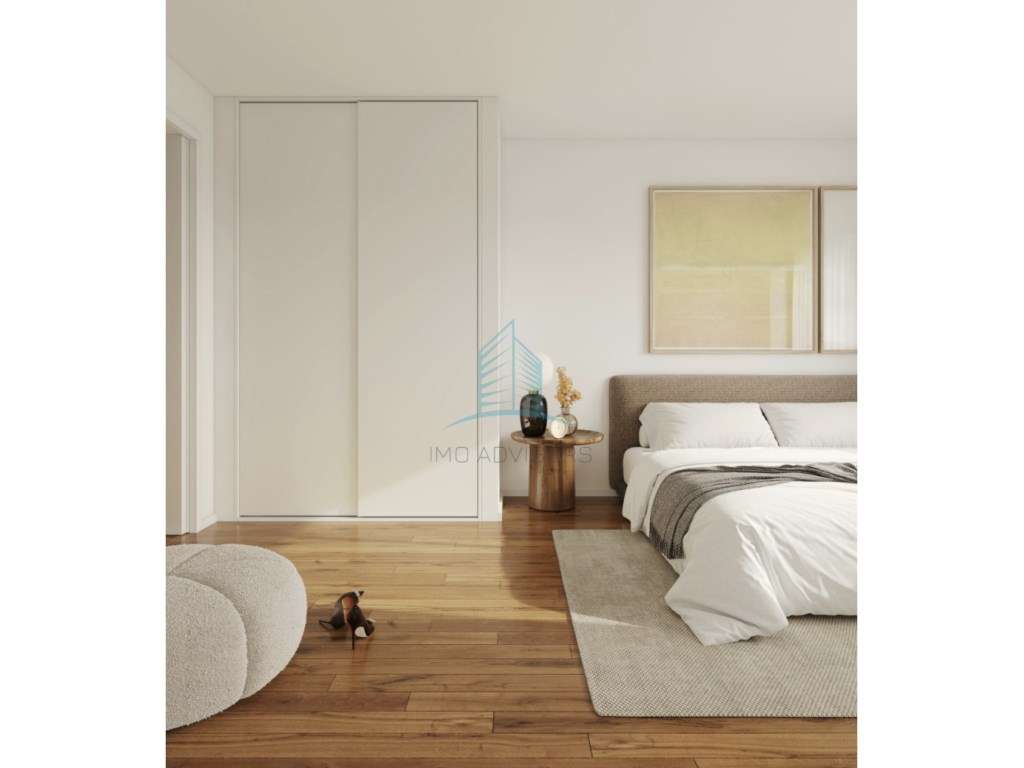 Apartamento T2 NOVO com Varanda e com 1 Lugares de garagem em Ermes...-5