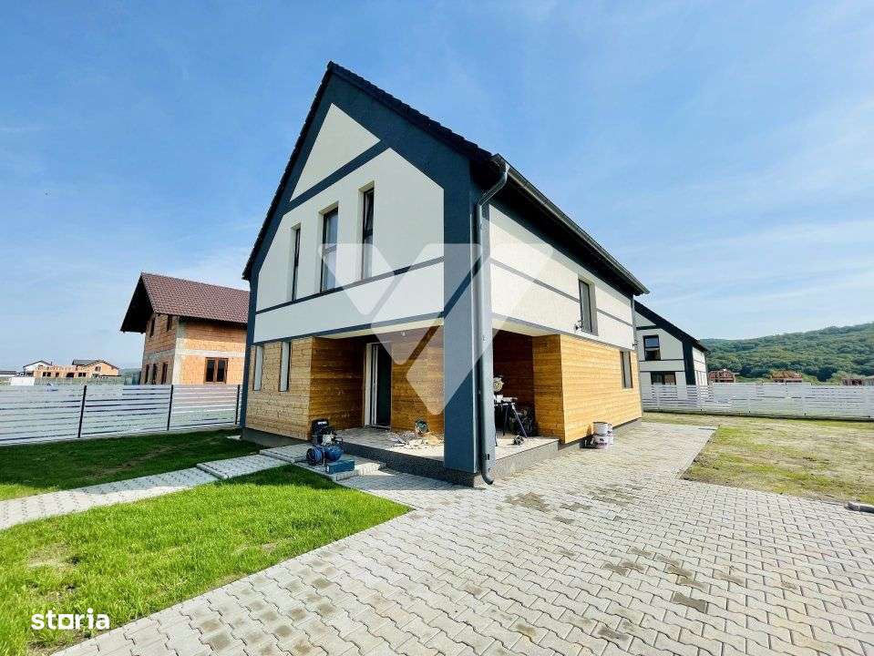 Casa noua individuala 4 camere si teren 470 mp Talmaciu Sibiu - Imagine principală: 1/14