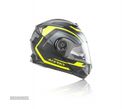 capacete modular acerbis flip up preto e amarelo - 3