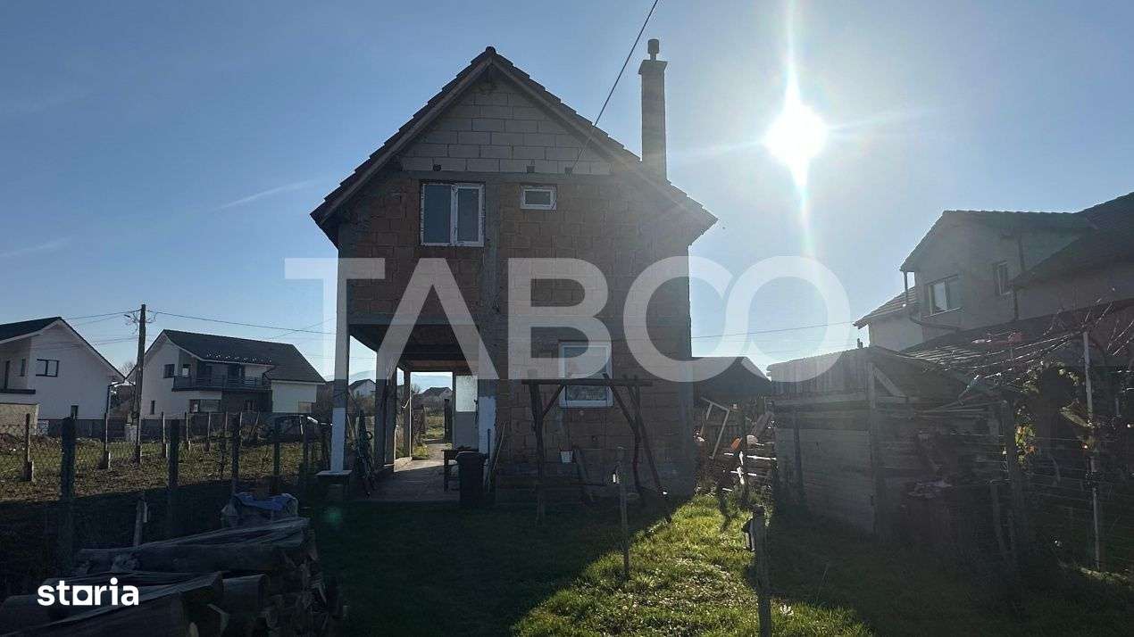 Casa individuala cu curte de 550 mp 4 camere 2 bai Cristian Sibiu - Imagine principală: 4/10