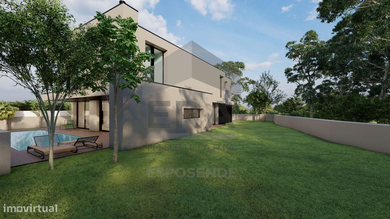 Moradia T4 de Luxo com Piscina de Sal e Vista Mar-6