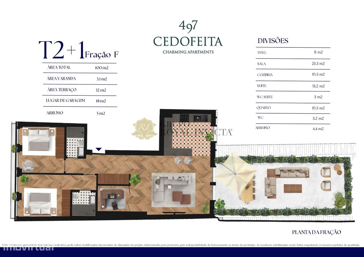 T2+1 Novo com Varandas, Garagem e Arrumos no Coração do Porto | Cedofe-8