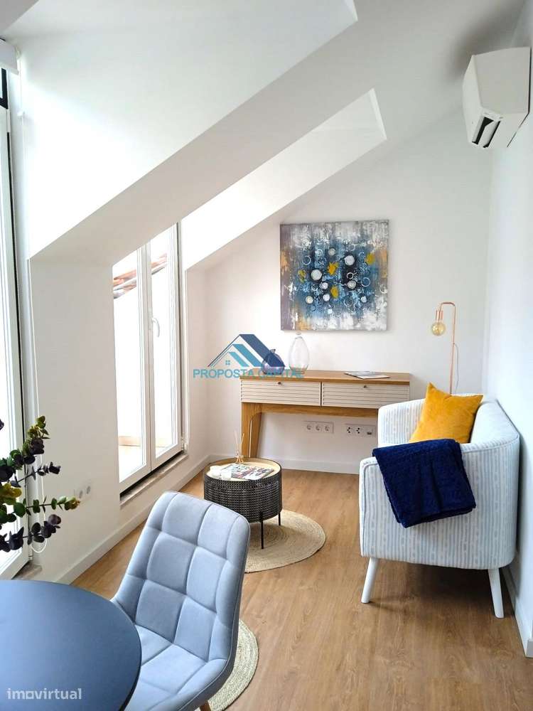 Apartamento T2 - Vista de rio - Totalmente remodelado - Grande imagem: 2/30