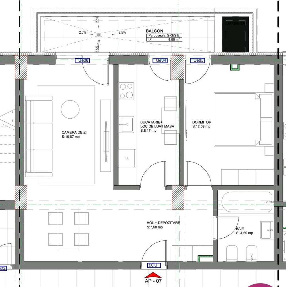 Nautica Residence XV - Baba Novac-LIDL - 60 mp utili - Imagine principală: 3/3