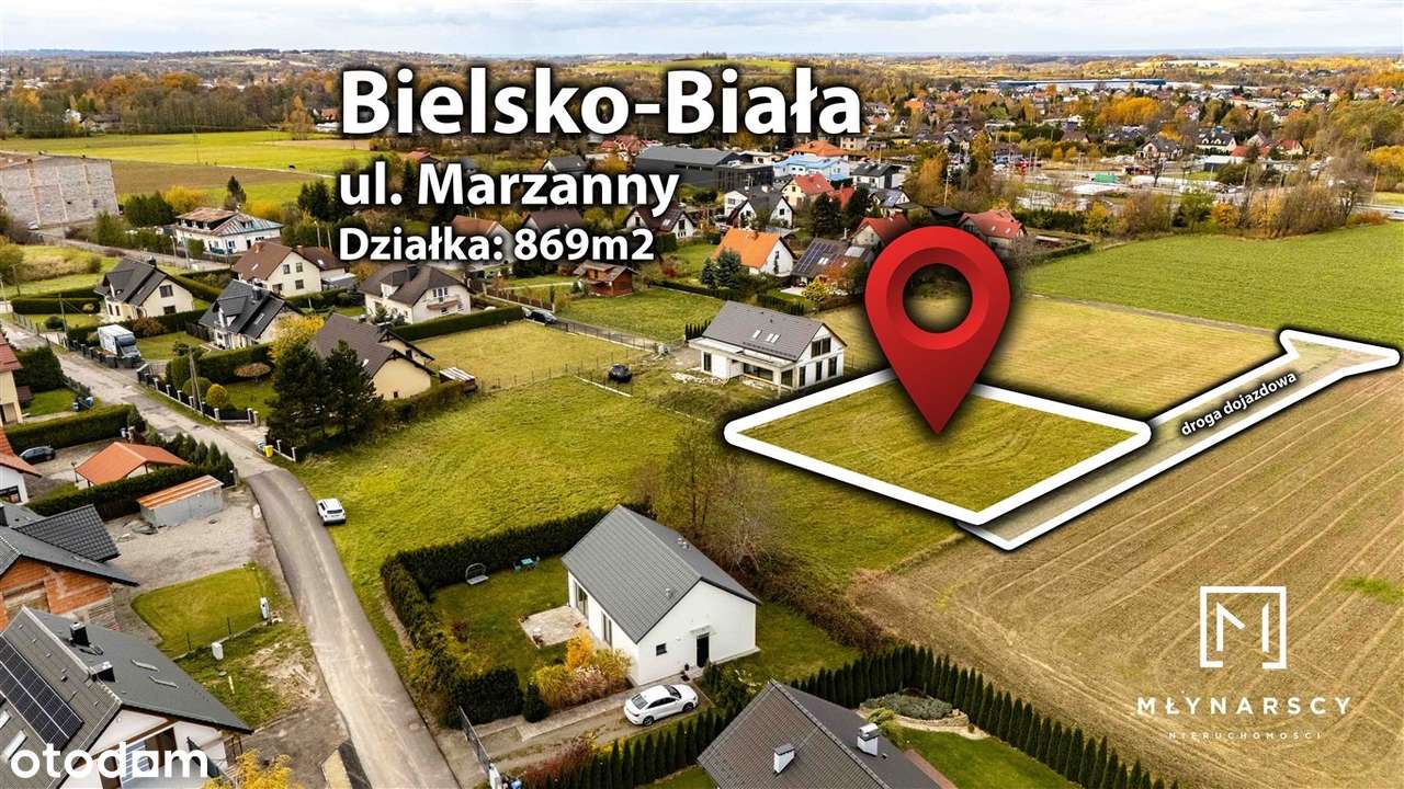 870 m2 - Mpzp - Zabudowa Bliźniacza, Szeregowa