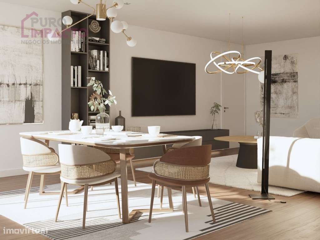 NOVO T2 1º andar com varanda em Águas Santas-6