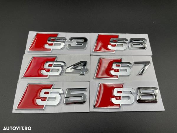 Emblema Audi S3, S4, S5, S6, S7, S8 - 2