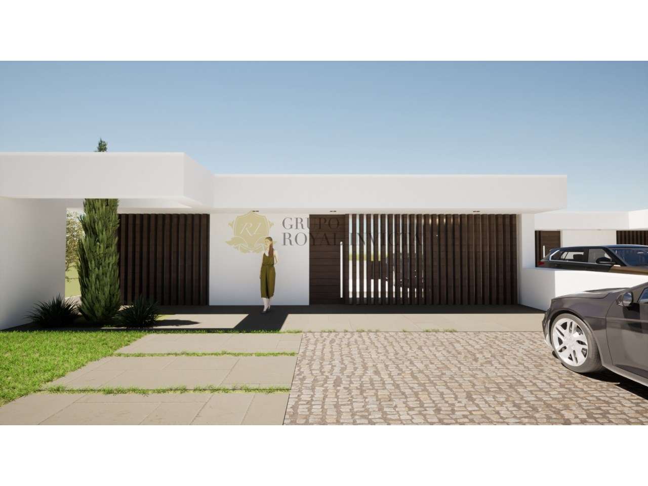 Fantástica Moradia V3+1 Nova com Piscina Panorâmica e Vista Rio em Mel - Grande imagem: 5/5