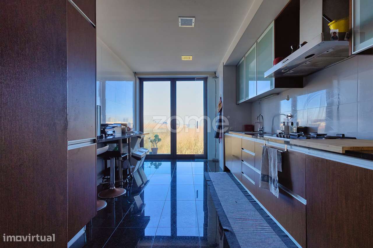 Apartamento T3 no centro de Vila do Conde com vista rio e mar - Grande imagem: 4/39