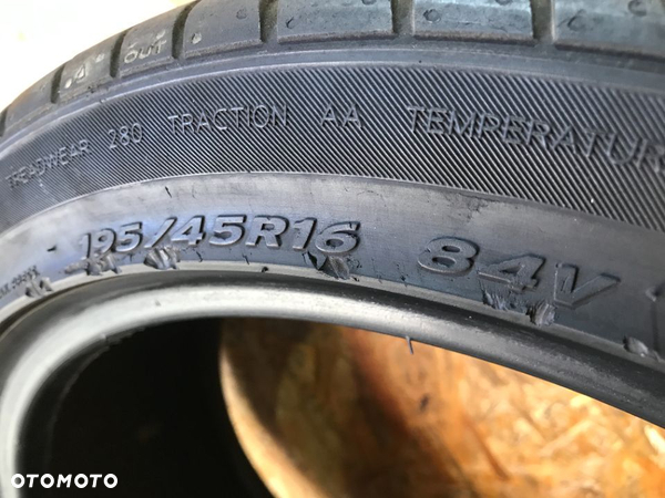 1 OPONA LETNIA  HANKOOK 195/45/16  84V  XL  FV - 4