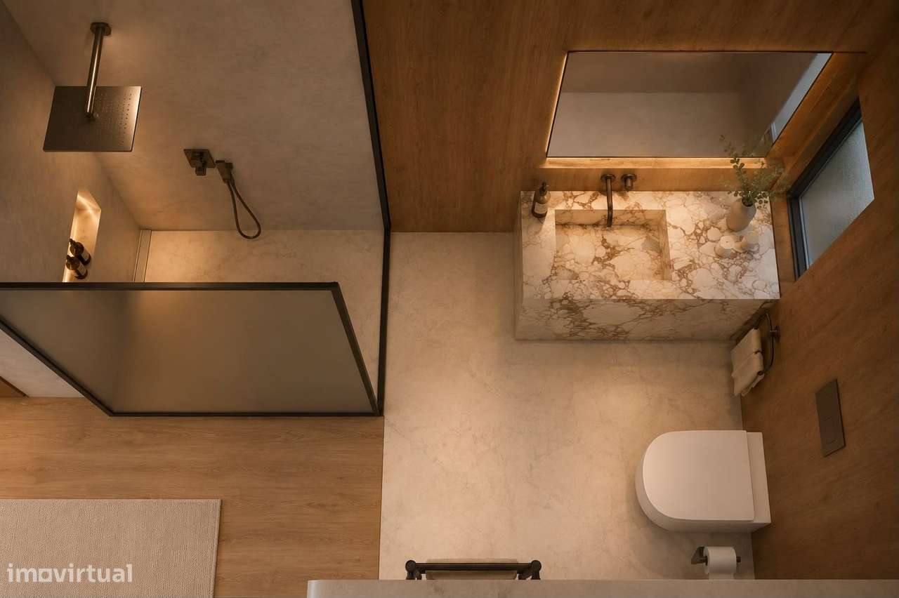 Terreno com moradia em ruína para construção em Condomínhas-16