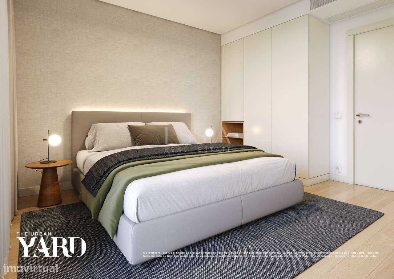 Apartamento T2 com Varanda no The Yard Urban nos Jardins da Arrábida-4
